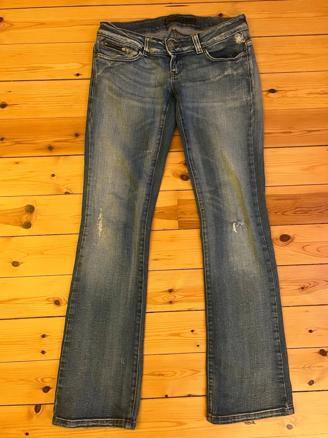 Blå bootcut jeans från ONLY