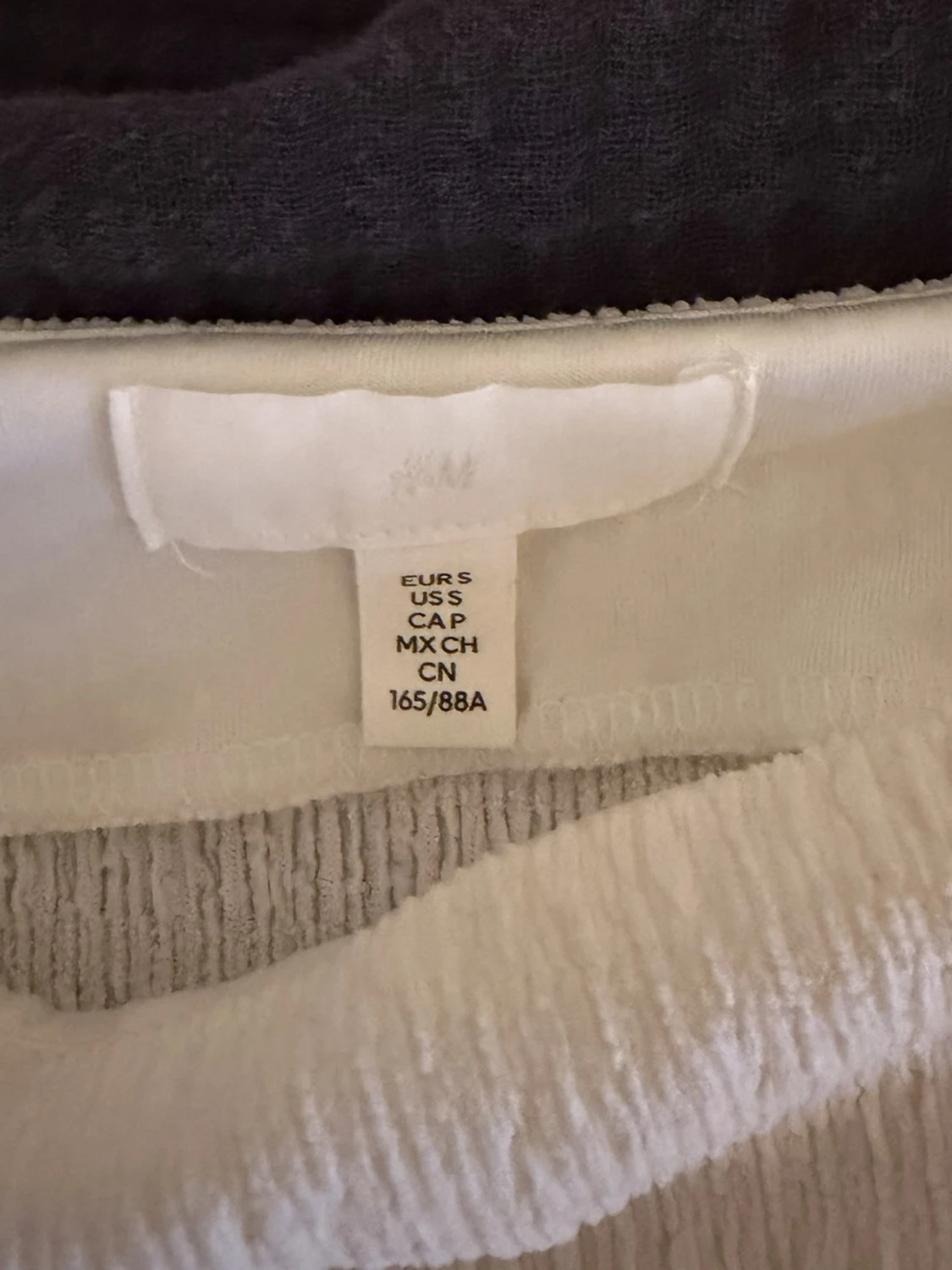 Vit långärmad topp - 1