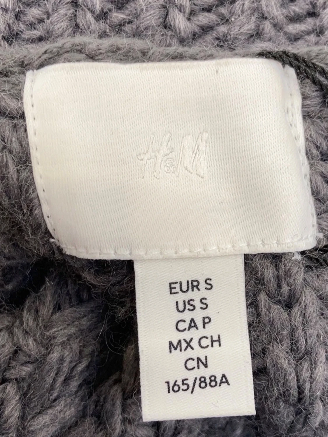 Grå stickad tröja från H&M - 1