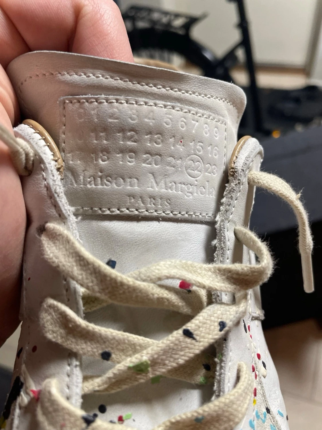 Maison margiela paintsplatter gats - 5