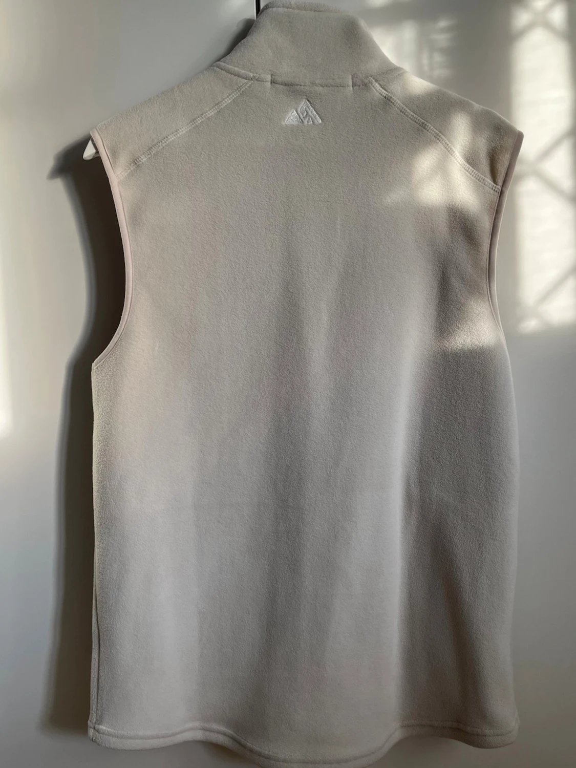 Beige fleeceväst - 1