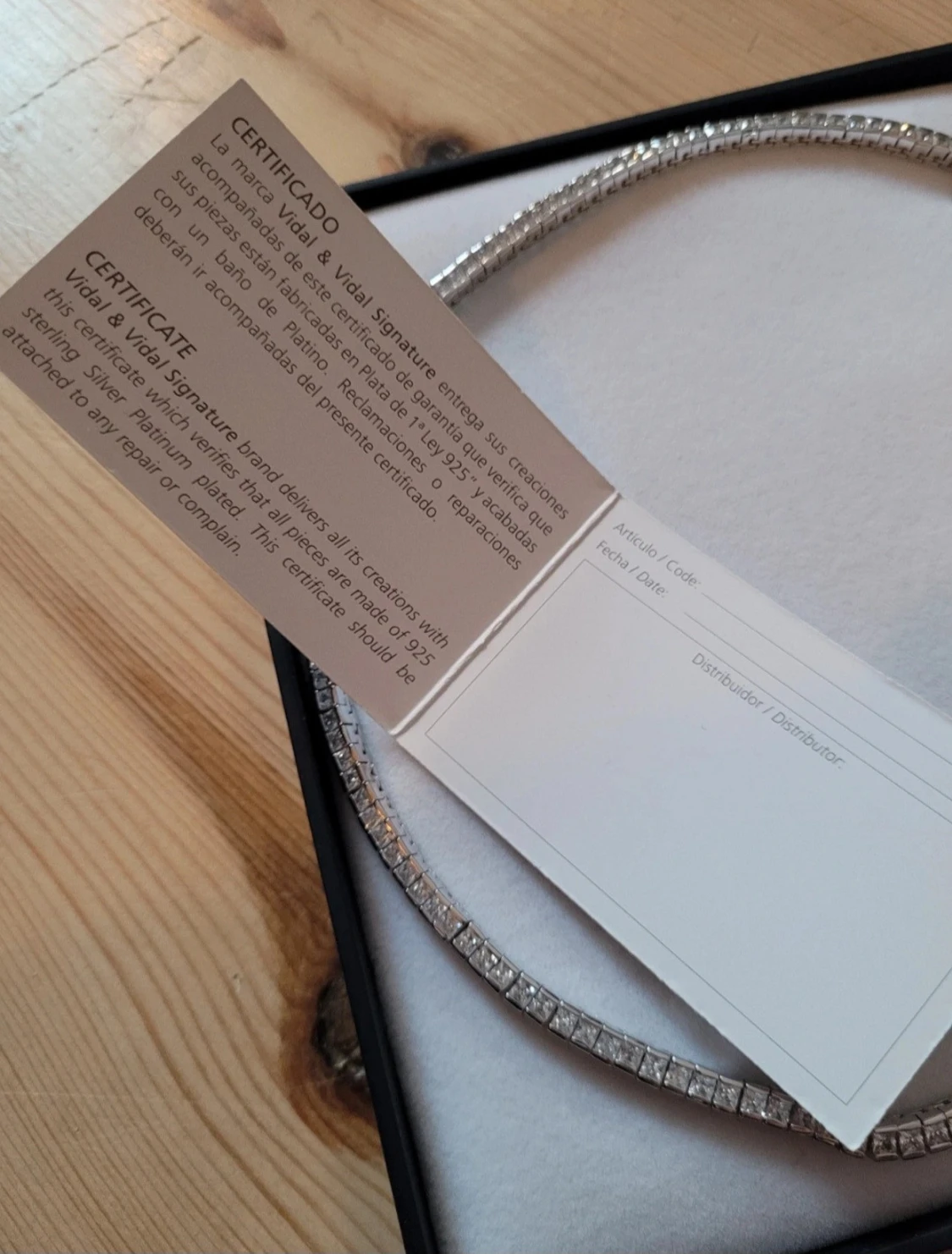 Vidal & Vidal silver halsband - 3