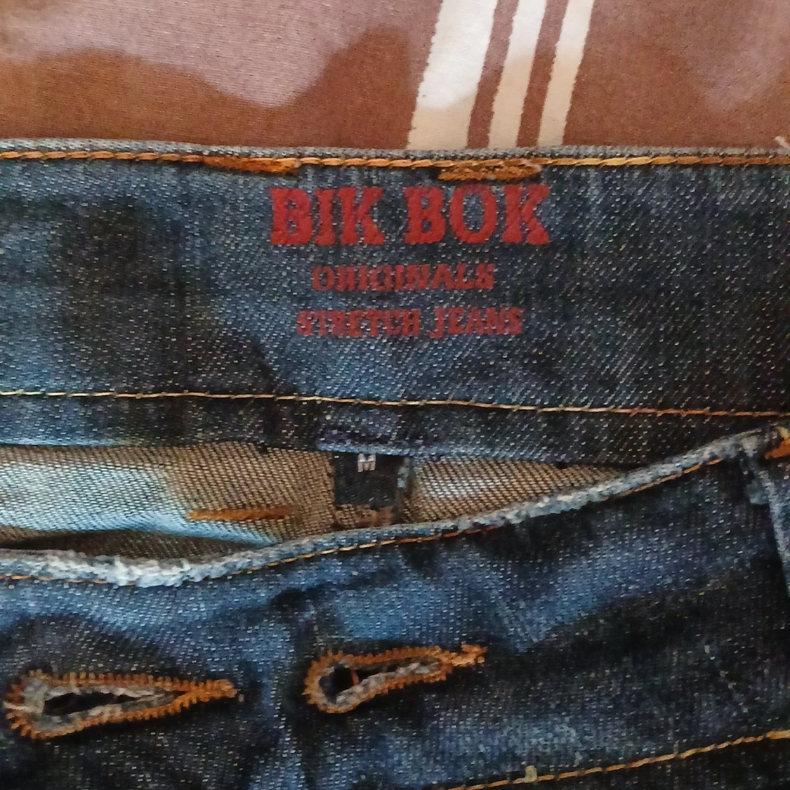 Lowaist Blå Bik Bok jeans 2000s stil - 3