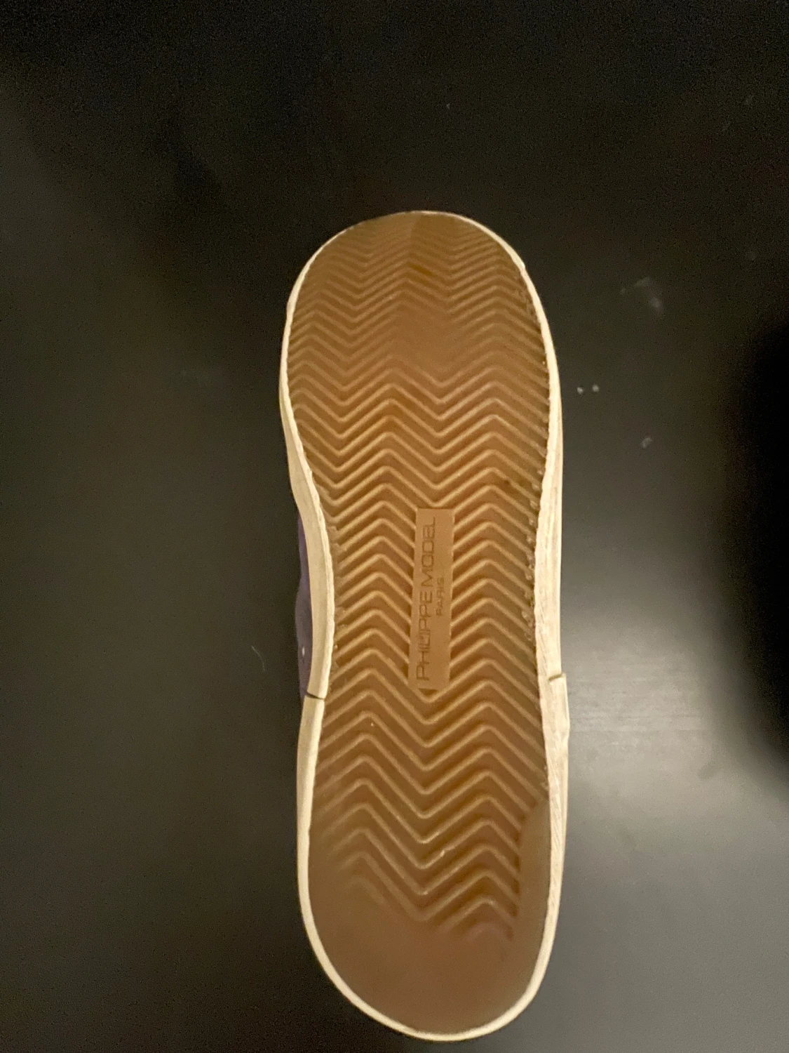 Philippe Model blå sneakers med mocka - 2