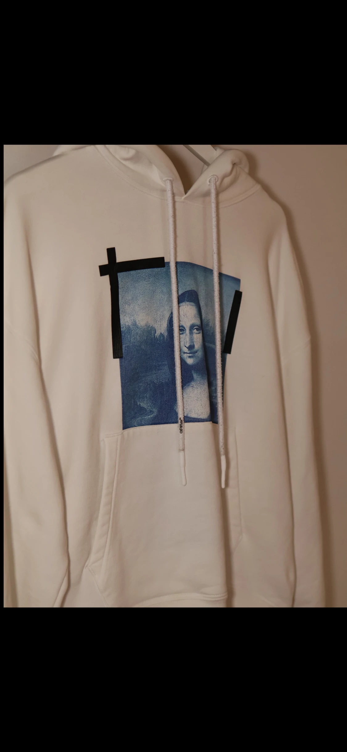 Äkta Off-White vit hoodie ”Monalisa”  - 1