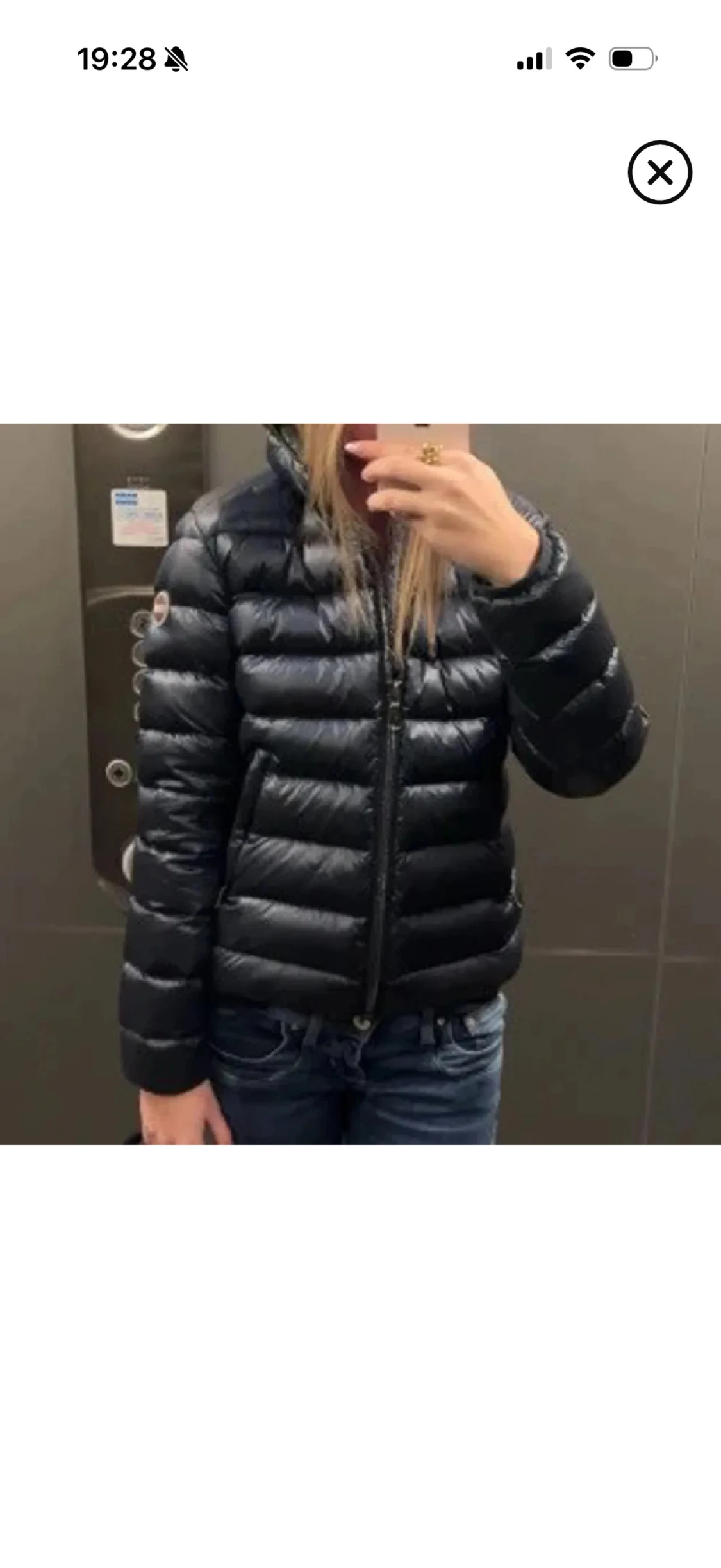 Svart pufferjacka från Colmar - 1