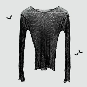 Nättopp 🕸️ - Svart vintage långärmad nättopp i nyskick! 🖤🕷️Ultimata basplagget till din alternativa garderob och är perfekt för layering! 🤩One size med hög stretch så passar alla från S-M beroende på önskad passform 📏Köp nu ✉️