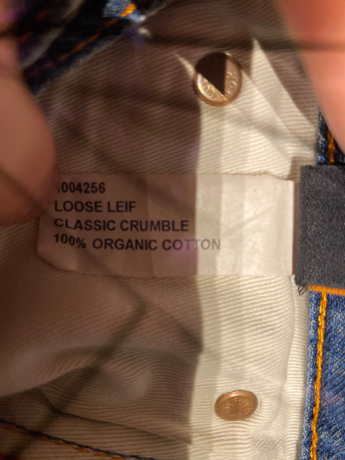 Nudie Jeans Loose Leif blå jeans W26 L30 - 3