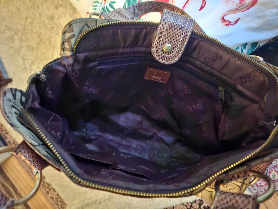 Brun handväska från Dolce & Gabbana - 3