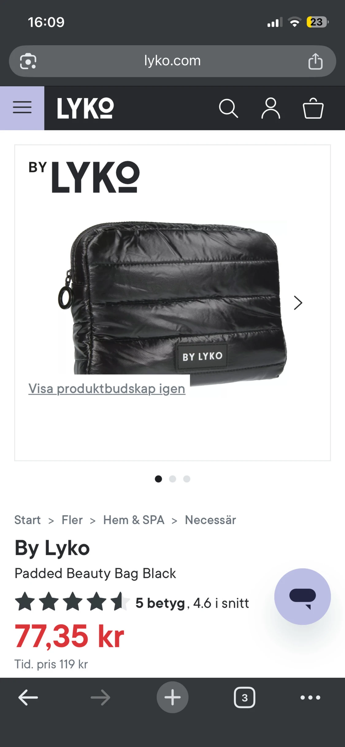 By Lyko necessär SVART