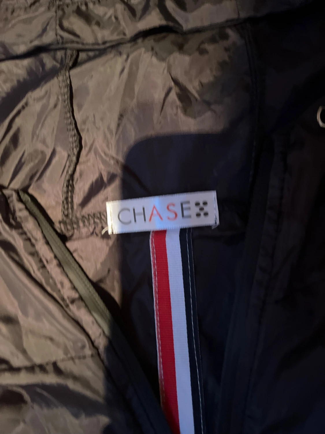 Svart vindjacka från moncler med huva - 1