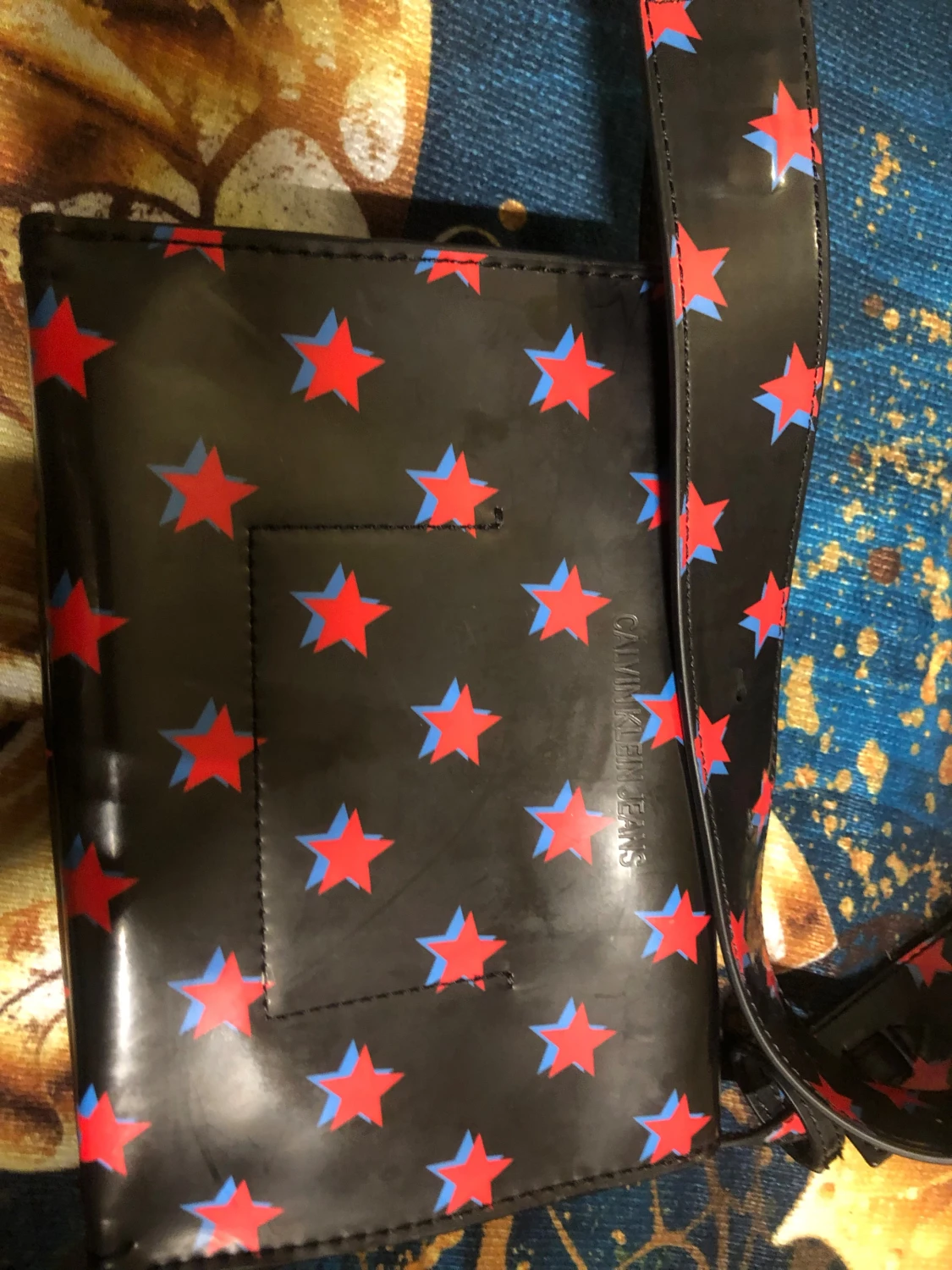 Calvin Klein axelväska med stjärnor - 1