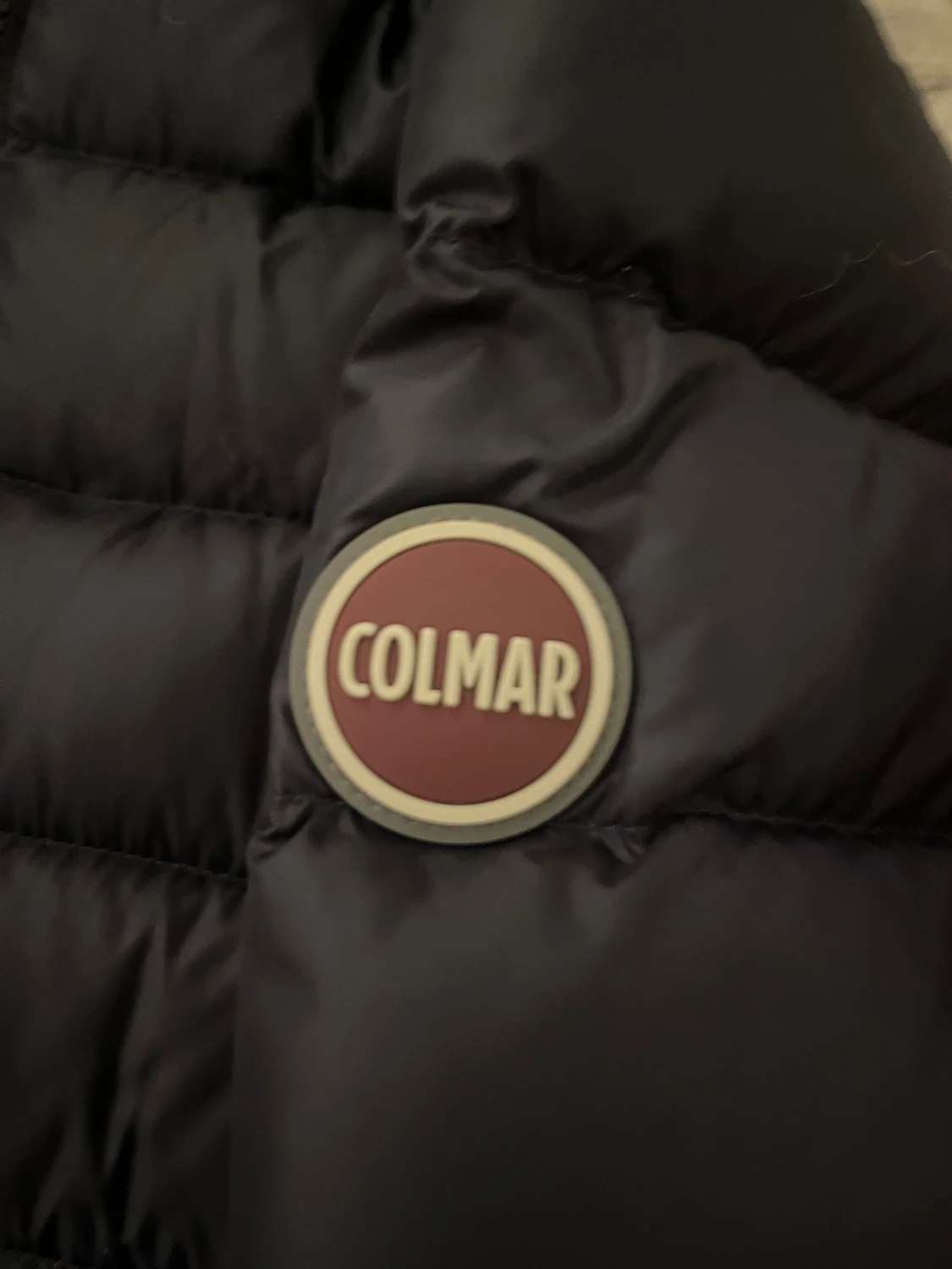 Svart Colmar dunjacka med huva - 3