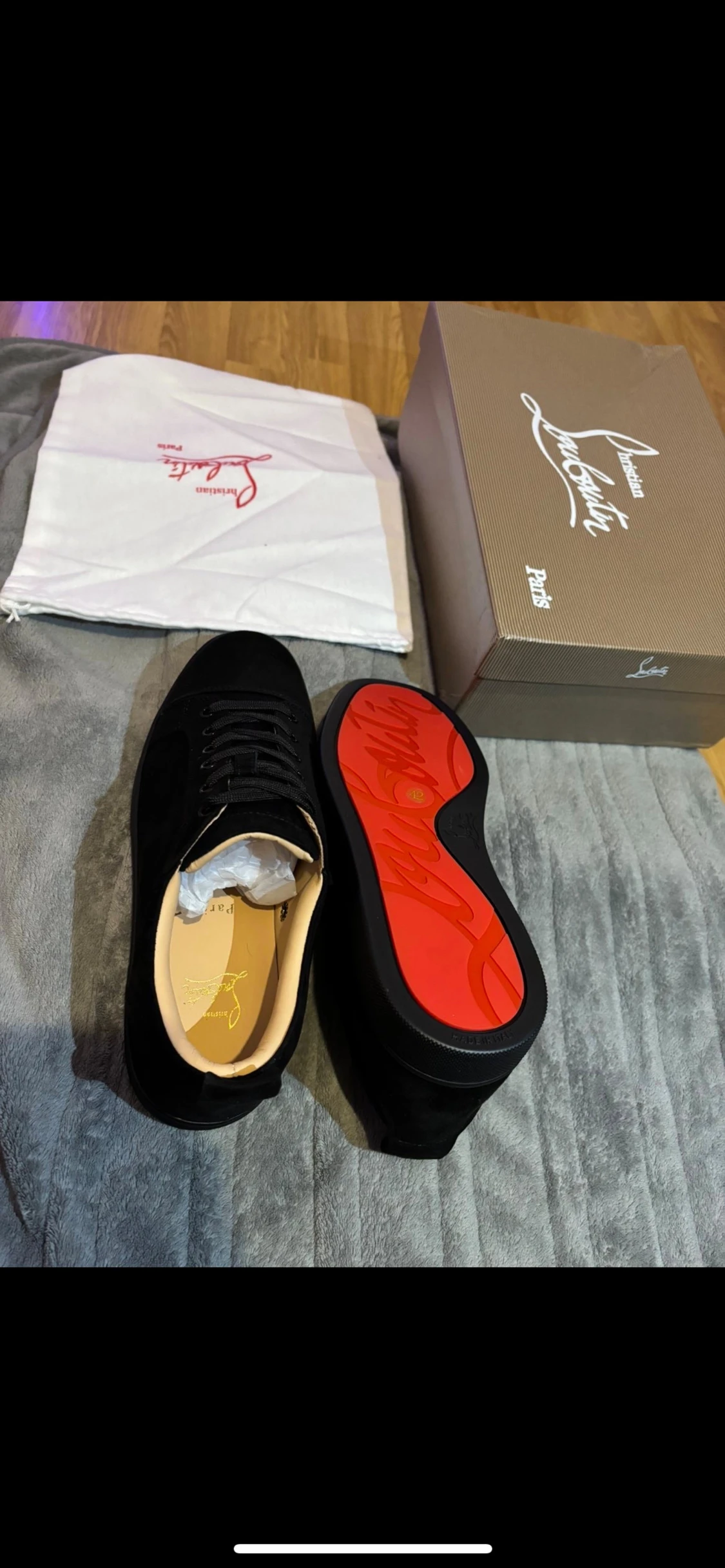 Christian Louboutin svarta sneakers - 3