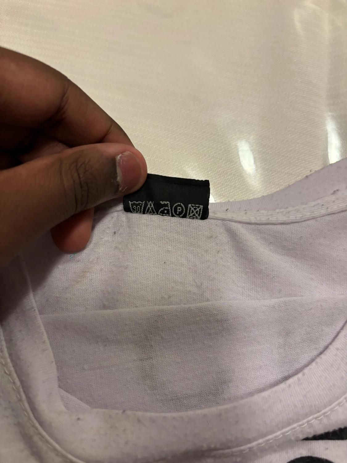 Vit Calvin Klein Jeans t-shirt M