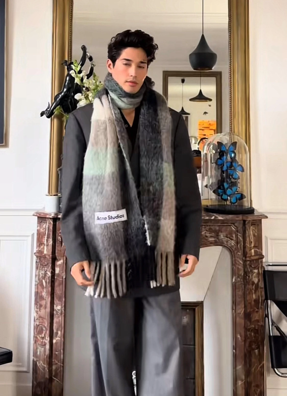 Rutig halsduk från Acne Studios - 6