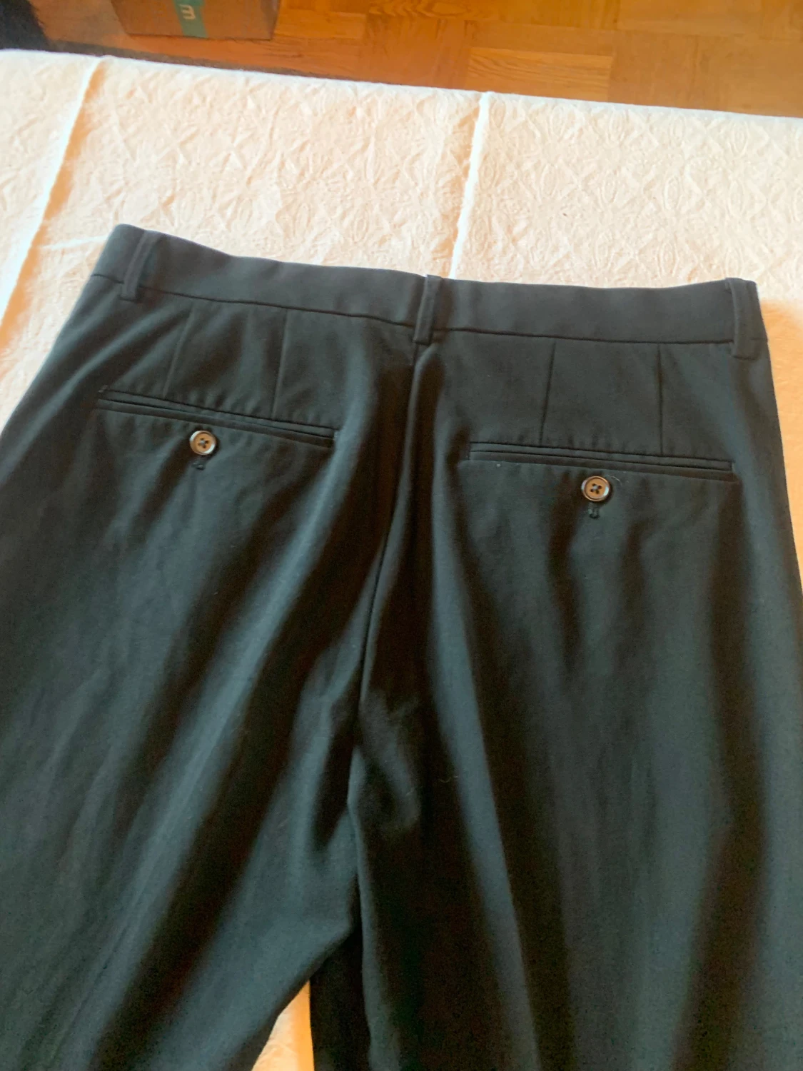 Svarta kostymbyxor H&M Slim Fit - 5