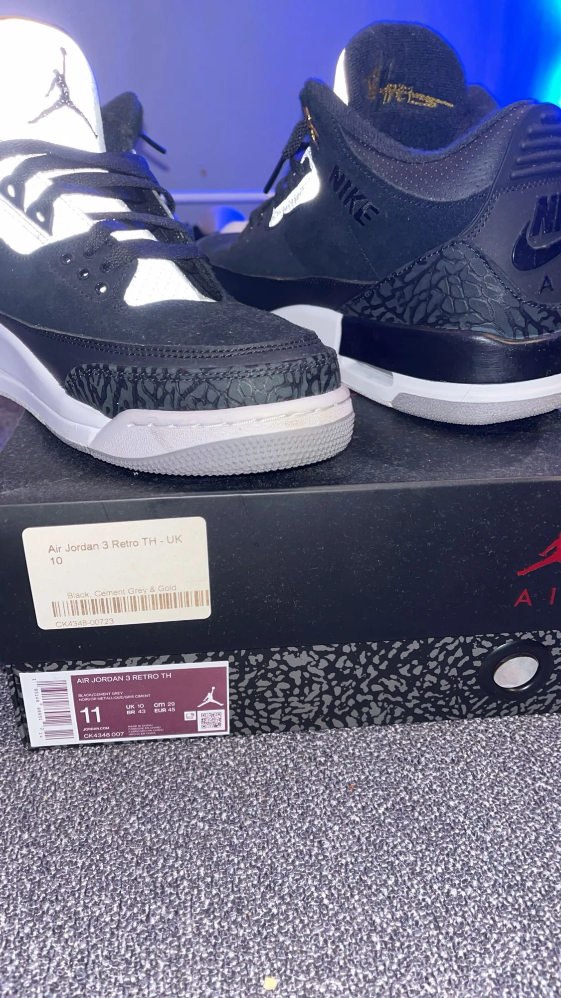 Air jordan 3 retro TH