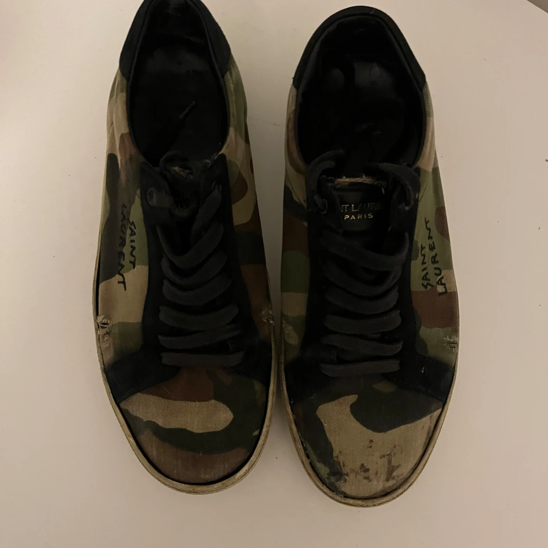 Saint Laurent camo skor - 1