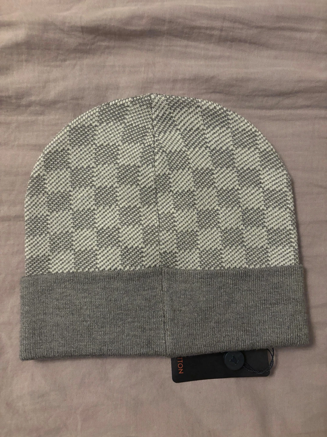 Grå rutig mössa - 2
