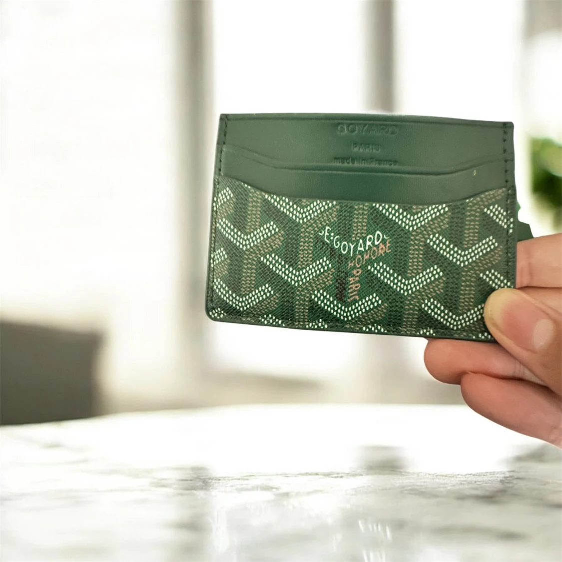 Grön plånbok  - 2