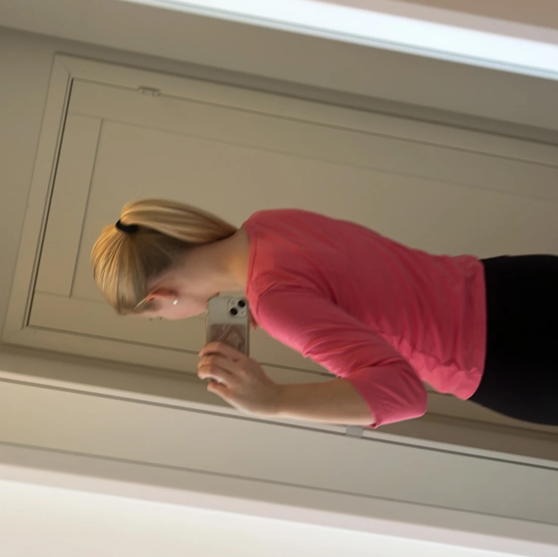 Rosa långärmad topp från H&M - 1