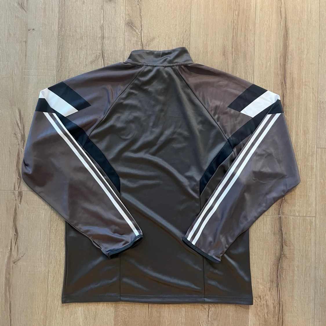 Grå Adidas Real Madrid half zip tröja - 3