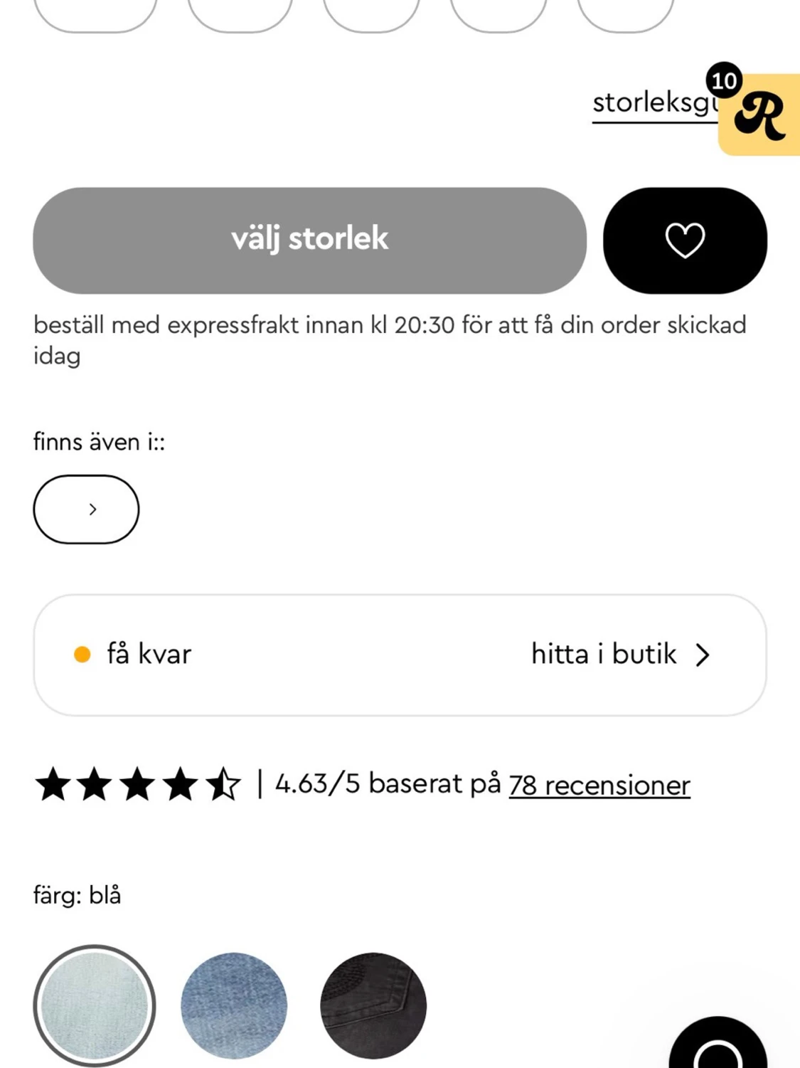 Ultra low bootcut jeans ljusblå - 2