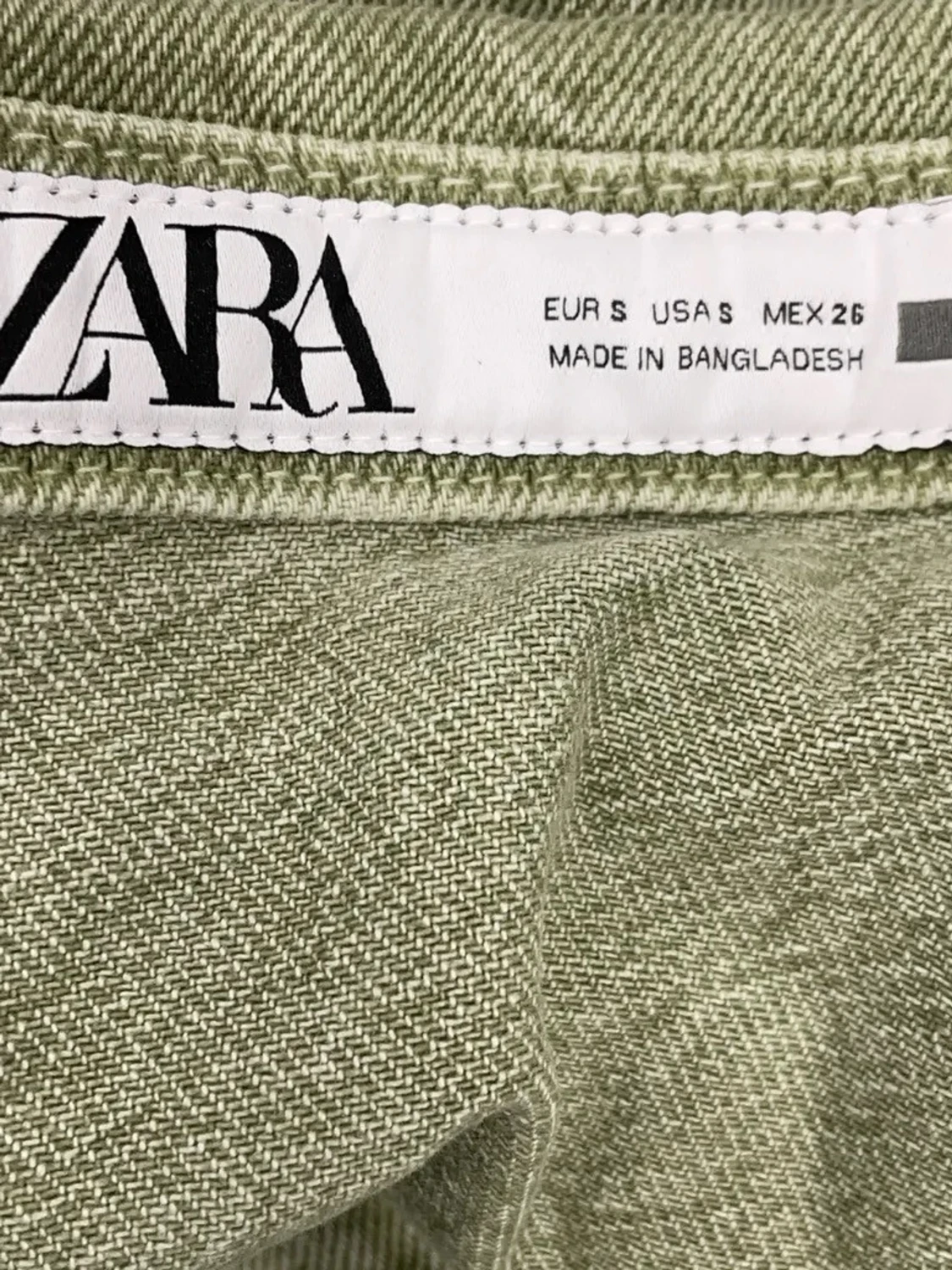 Grön jeansjacka från ZARA - 1