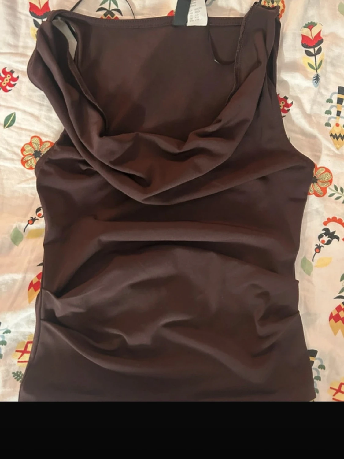 Brun ärmlös topp - 2