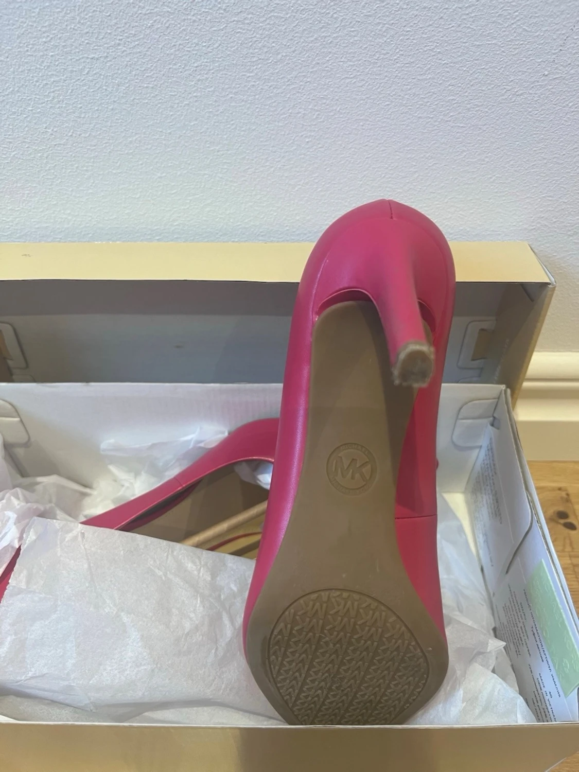 Rosa pumps med spetsig tå - 5