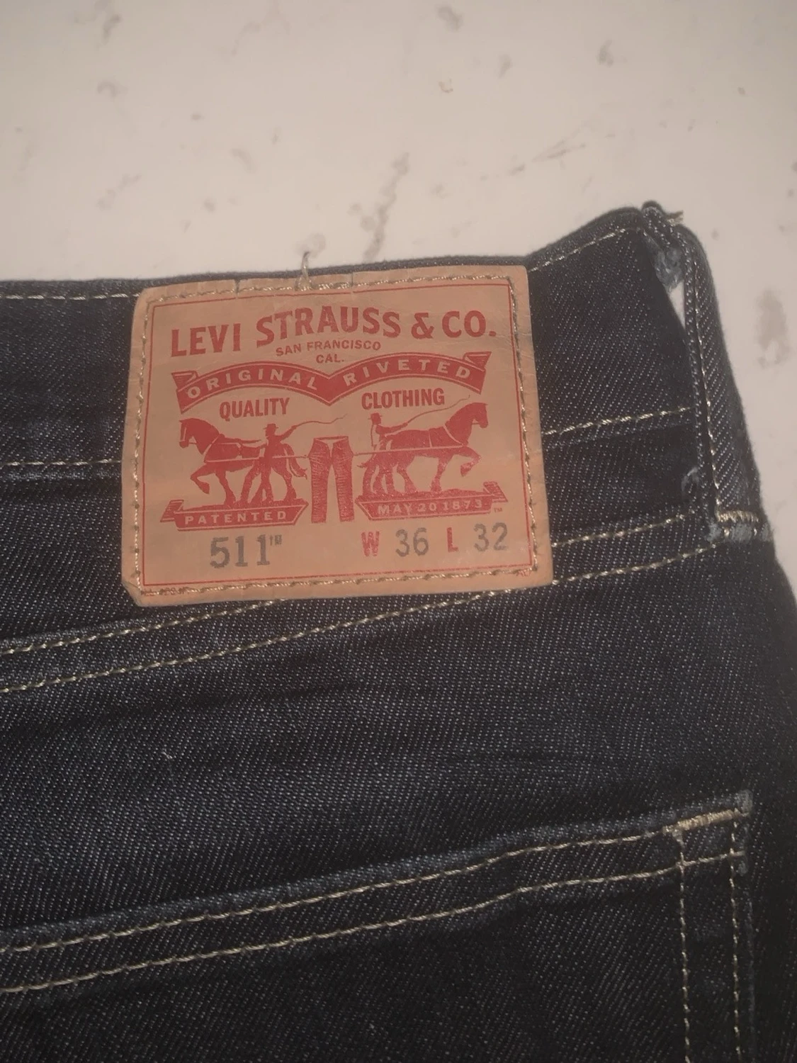 Blå Levi's jeans - 2