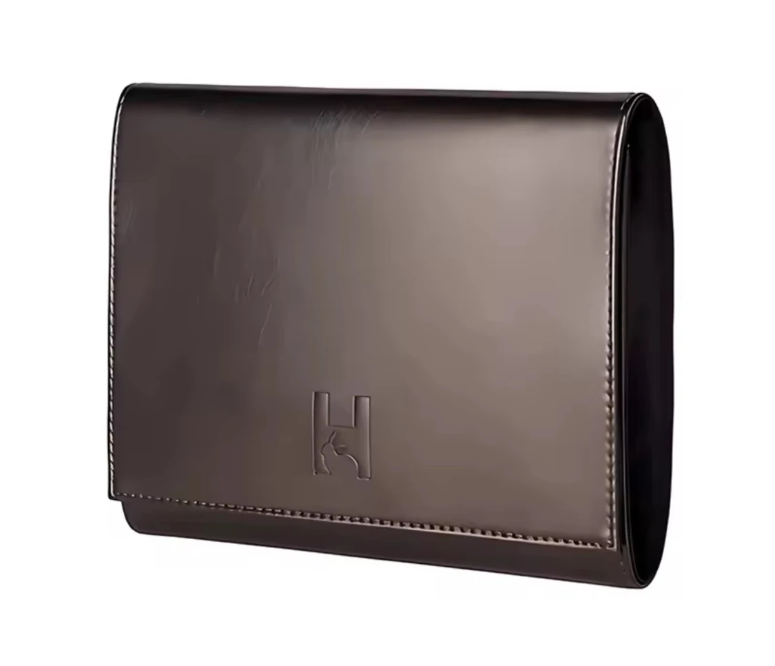 Svart sminkborstset i fodral 7st - 1