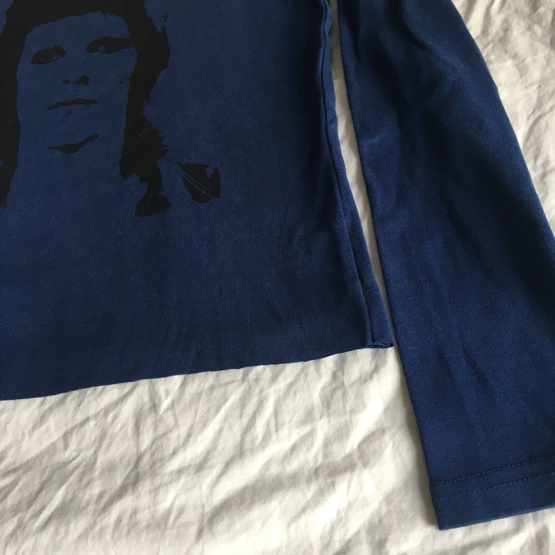 David Bowie långärmad topp/ t-shirt med tryck/ graphic tee  - 3
