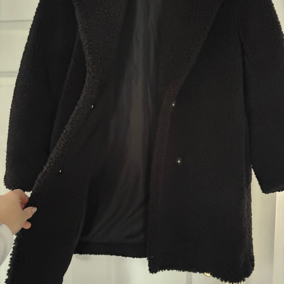 Svart teddyjacka från H&M - 2