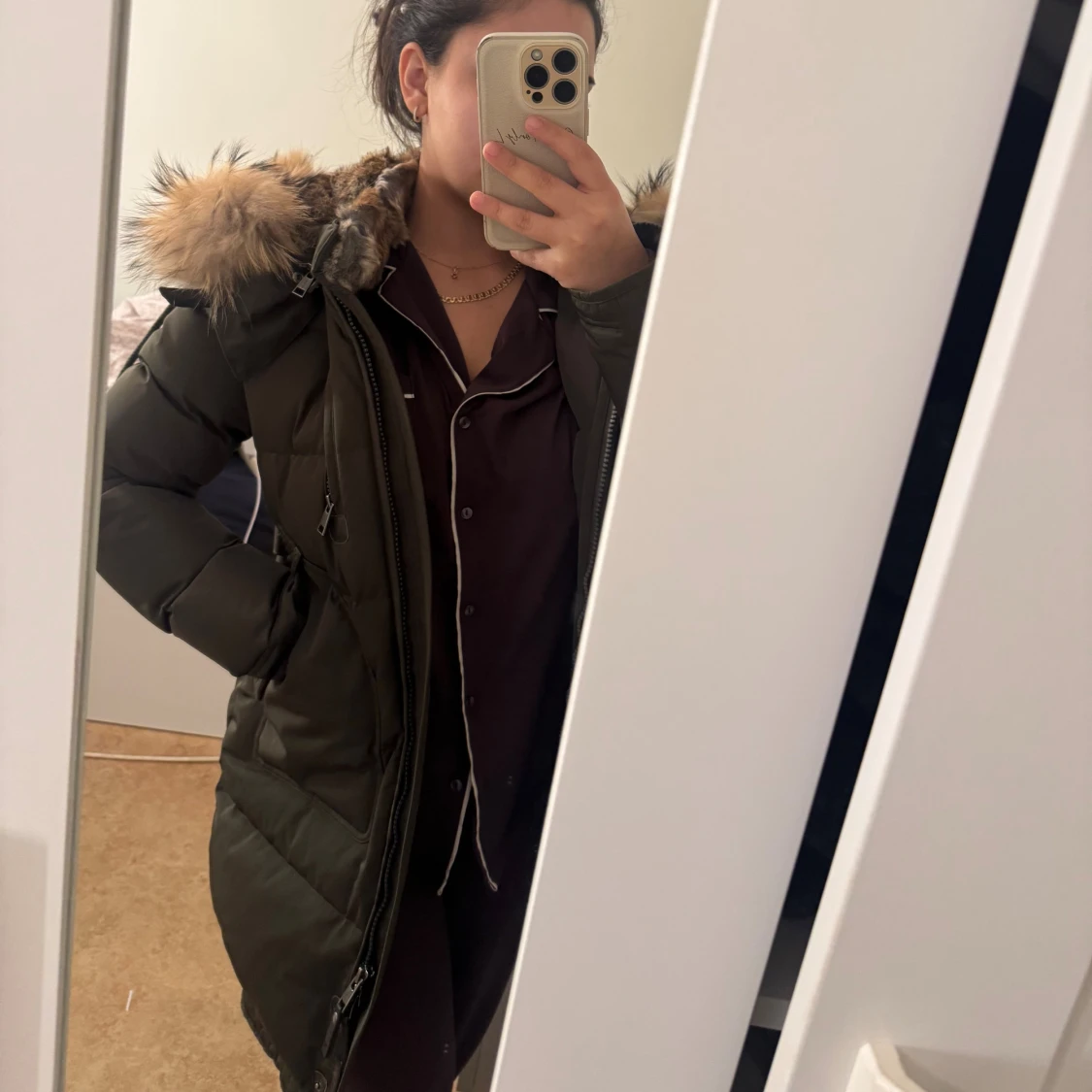 Cedrico dunjacka med päls XS - 1