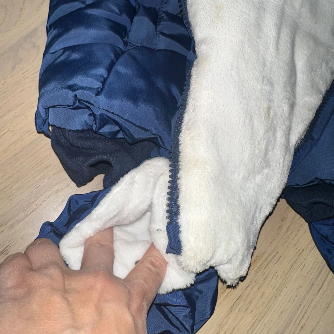 Murmelbear blå overall, storlek 18 mån + - 4