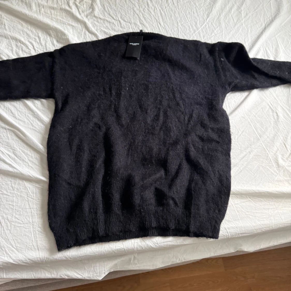 Svart Saint Laurent stickad tröja - 1