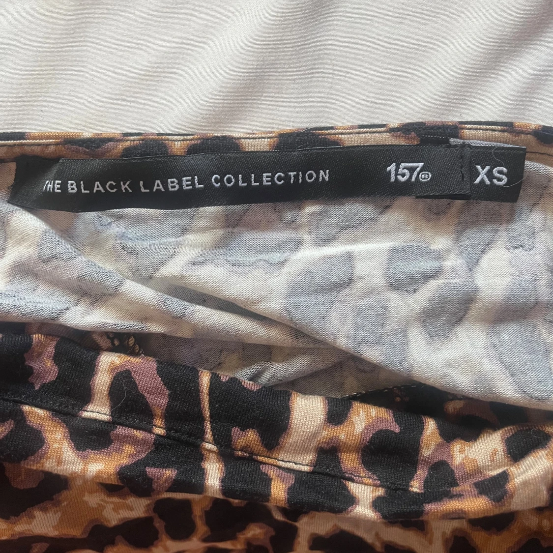 Leopardmönstrad topp Black Label XS - 2