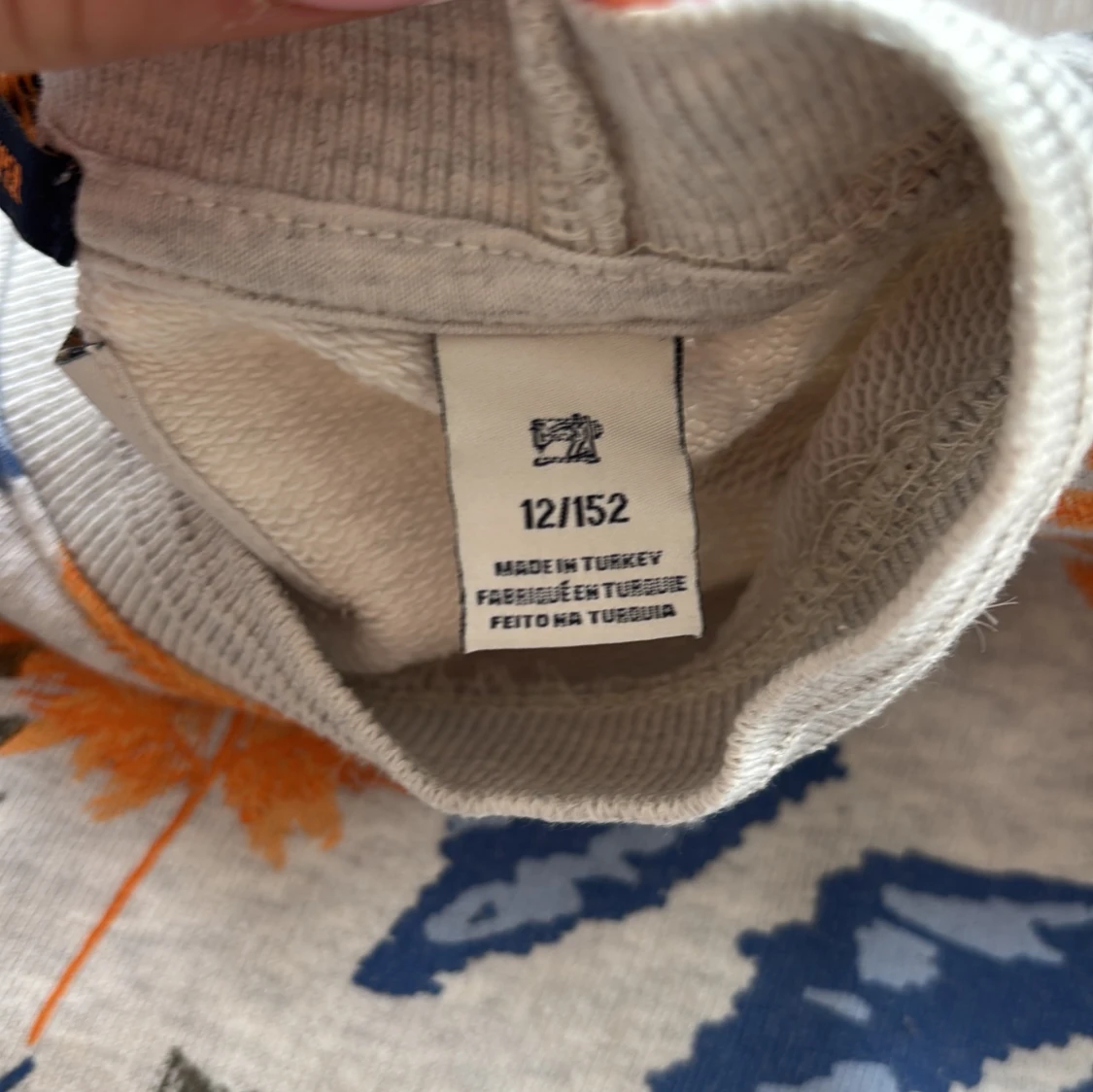 Grå sweatshirt med bladprint Scotch & Soda - 3