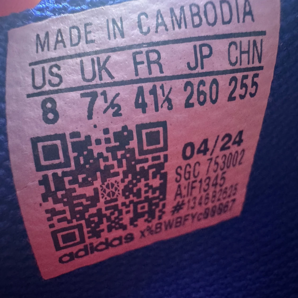 Adidas F50 vita fotbollsskor 41⅓ - 3