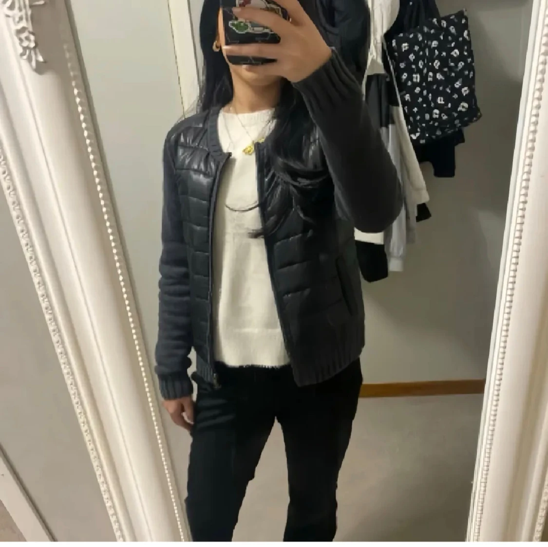 Svart quiltad pufferjacka från top secret  - 1