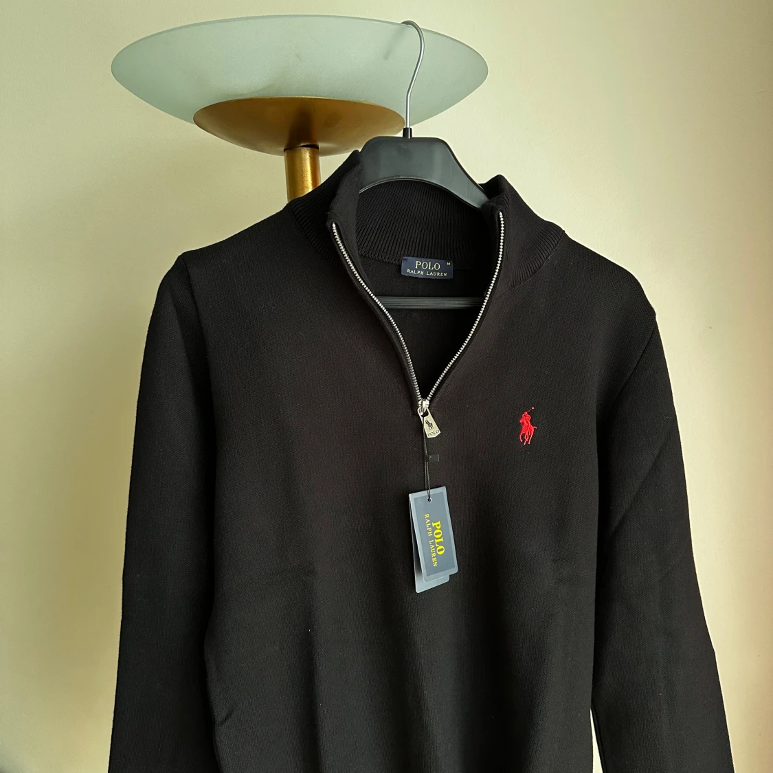 Svart stickad tröja Polo Ralph Lauren