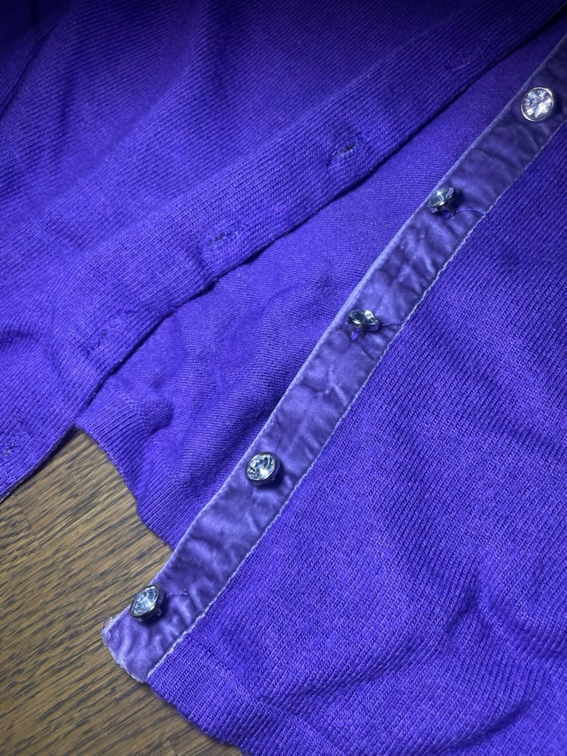 Lila kofta från Elexa med knappar - 1