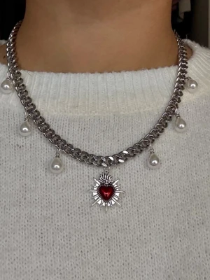 Halsband - Längd 43-48 cm  Kedjestorlek 7mm Rostfritt stål💕