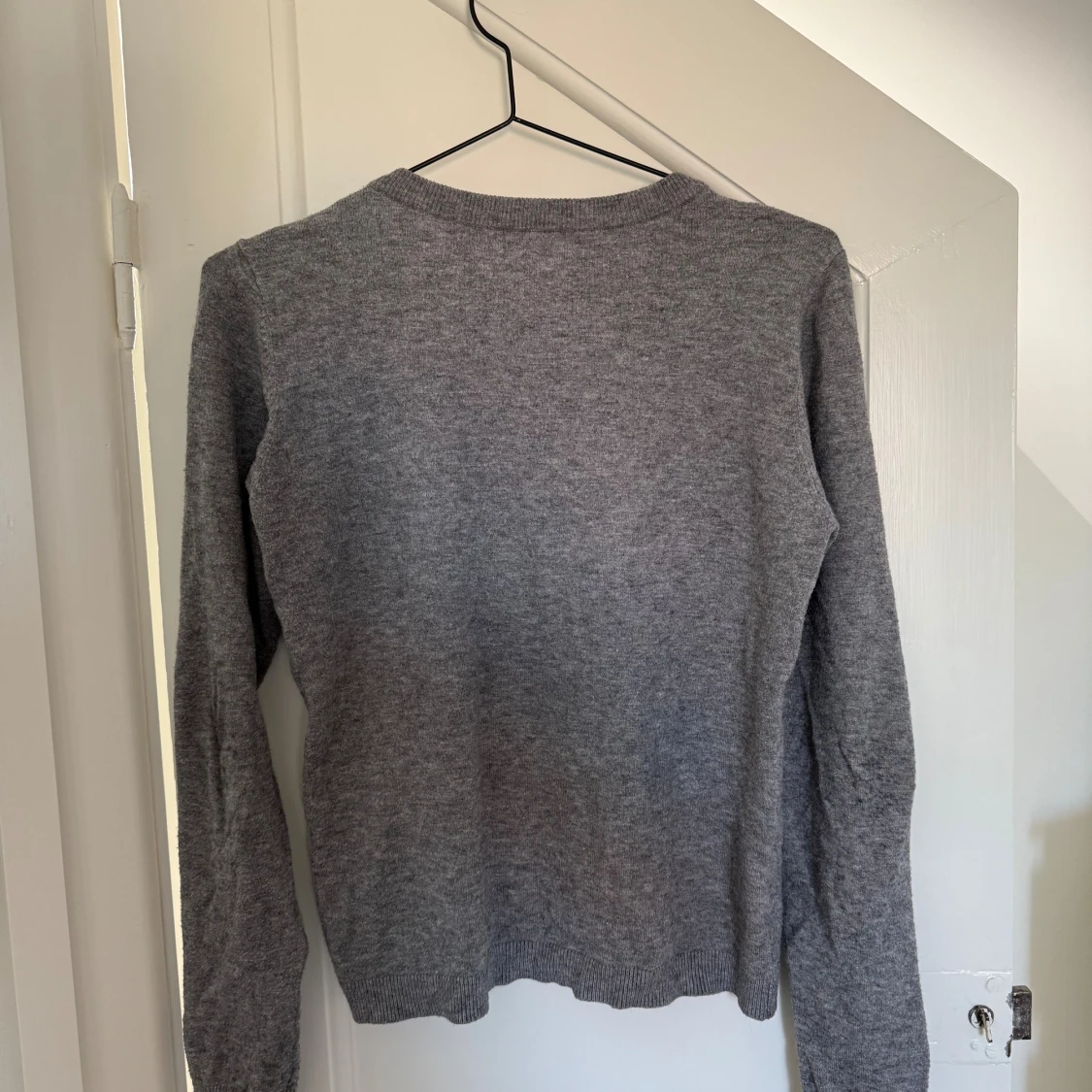 Grå stickad tröja från Object - 1