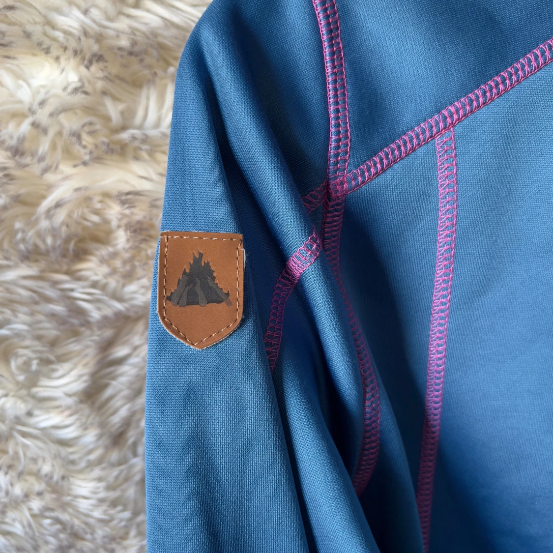 Blå fleecejacka Nordic Outdoor S - 1