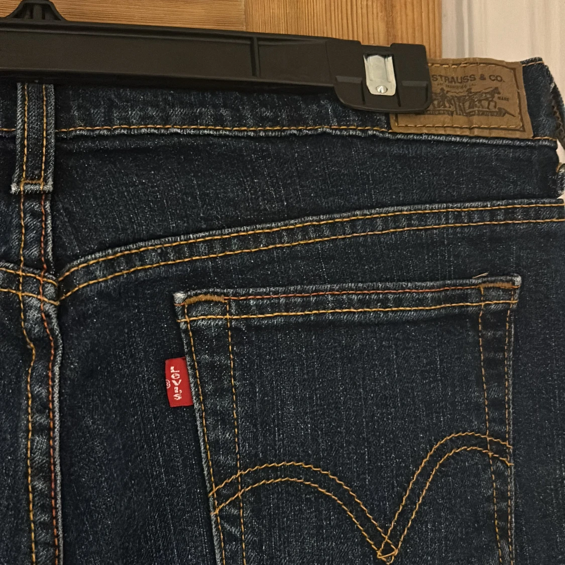 Levi's 501 mörkblå jeans straight fit - 2