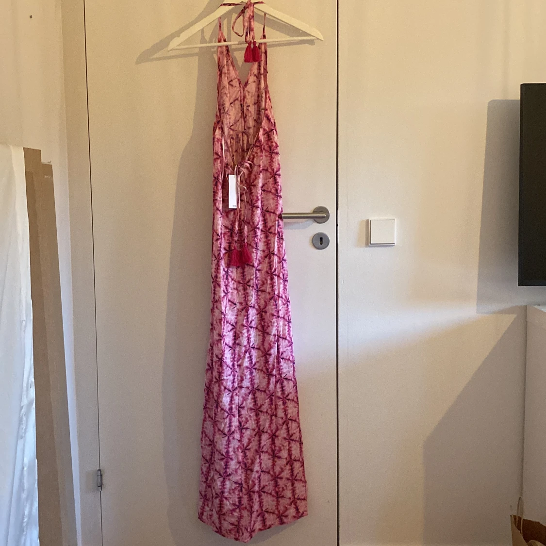 Rosa långklänning från Mango  - 1