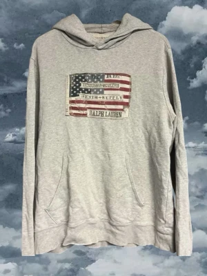 Ralph Lauren denim supply hoodie  - Ralph Lauren denim supply hoodie storlek S ny i skicket passar en liten M